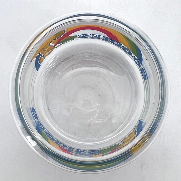 Vintage Peanuts Snoopy & Woodstock Glass Goodies Cookie Candy Jar & Rainbow 5" - Picture 7 of 13